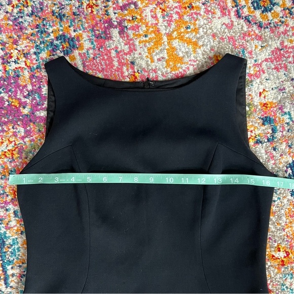 Milly Shift Dress Party Hot Pink Black Taffeta Tweed Detail US 4 Wool Blend - Picture 11 of 13